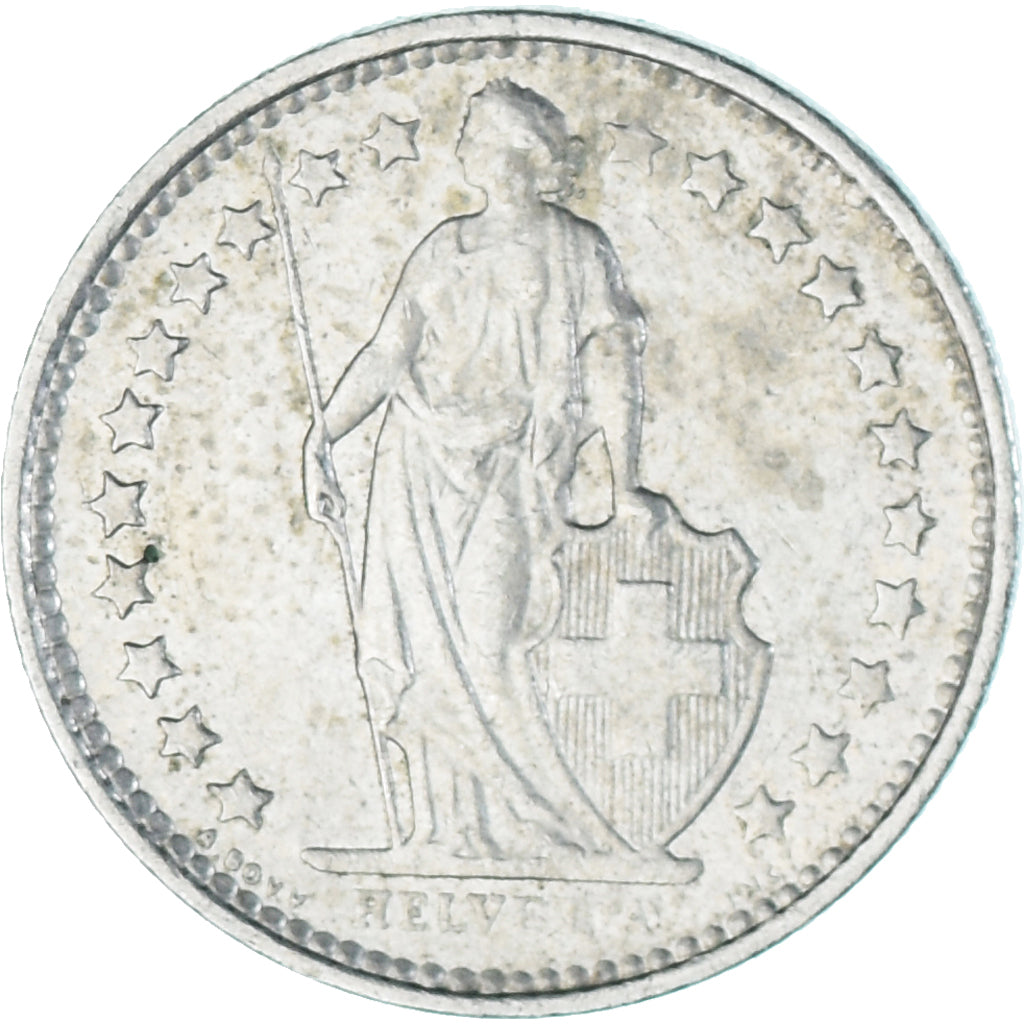 Moneta, Svizzera, 1/2 Franc, 1977