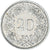 Moneda, Suiza, 20 Rappen, 1956