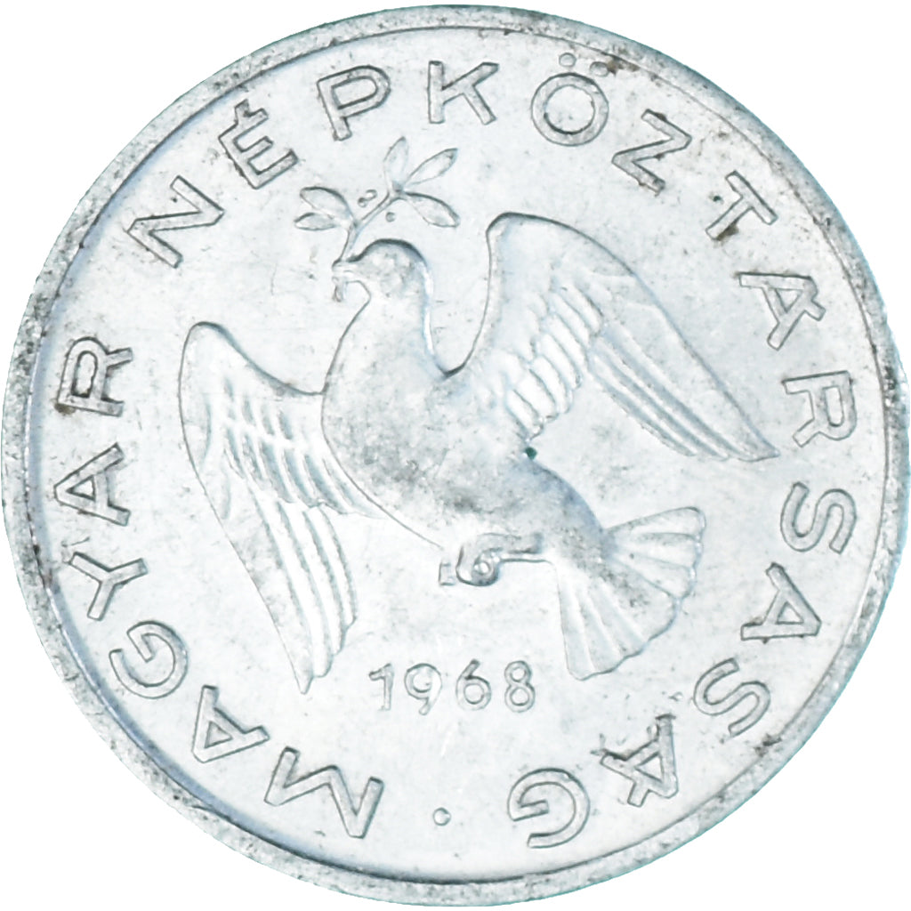 Moneta, Ungheria, 10 Filler, 1968