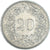 Moneda, Suiza, 20 Rappen, 1964