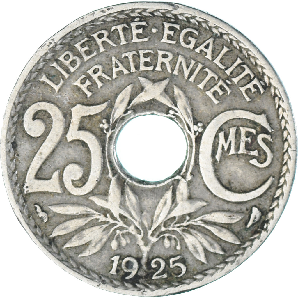 Moneda, Francia, 25 Centimes, 1925