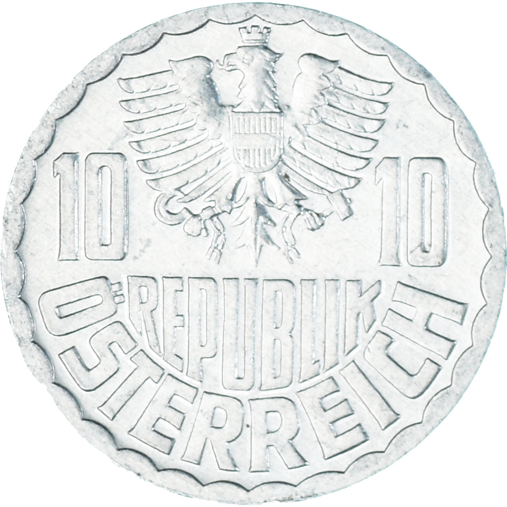 Moeda, Áustria, 10 Groschen, 1979