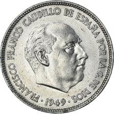Coin, Spain, 5 Pesetas, 1949