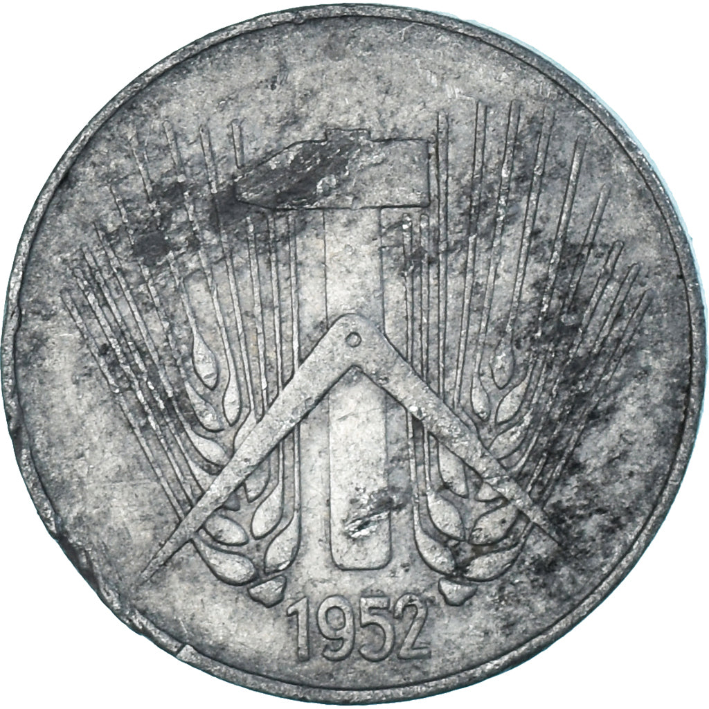 Moeda, Alemanha, 10 Pfennig, 1952