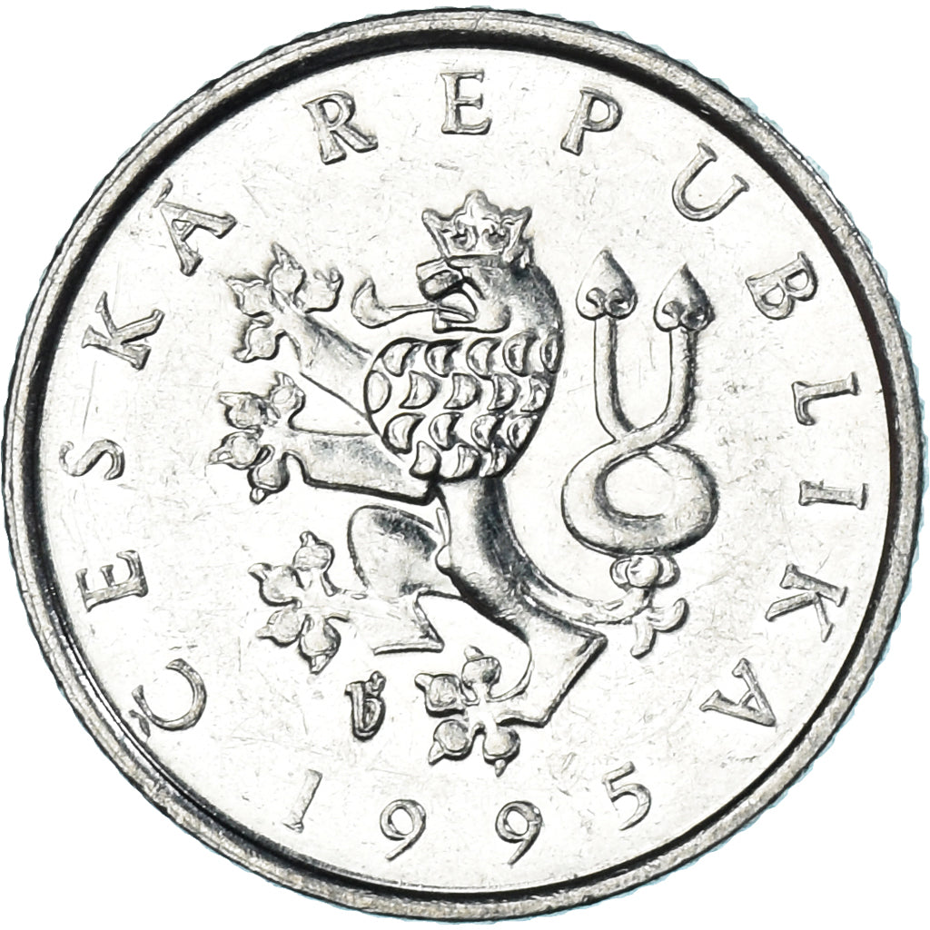 Coin, Czech Republic, Koruna, 1995