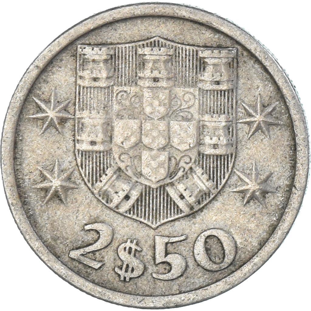 Monnaie, Portugal, 2-1/2 Escudos, 1965