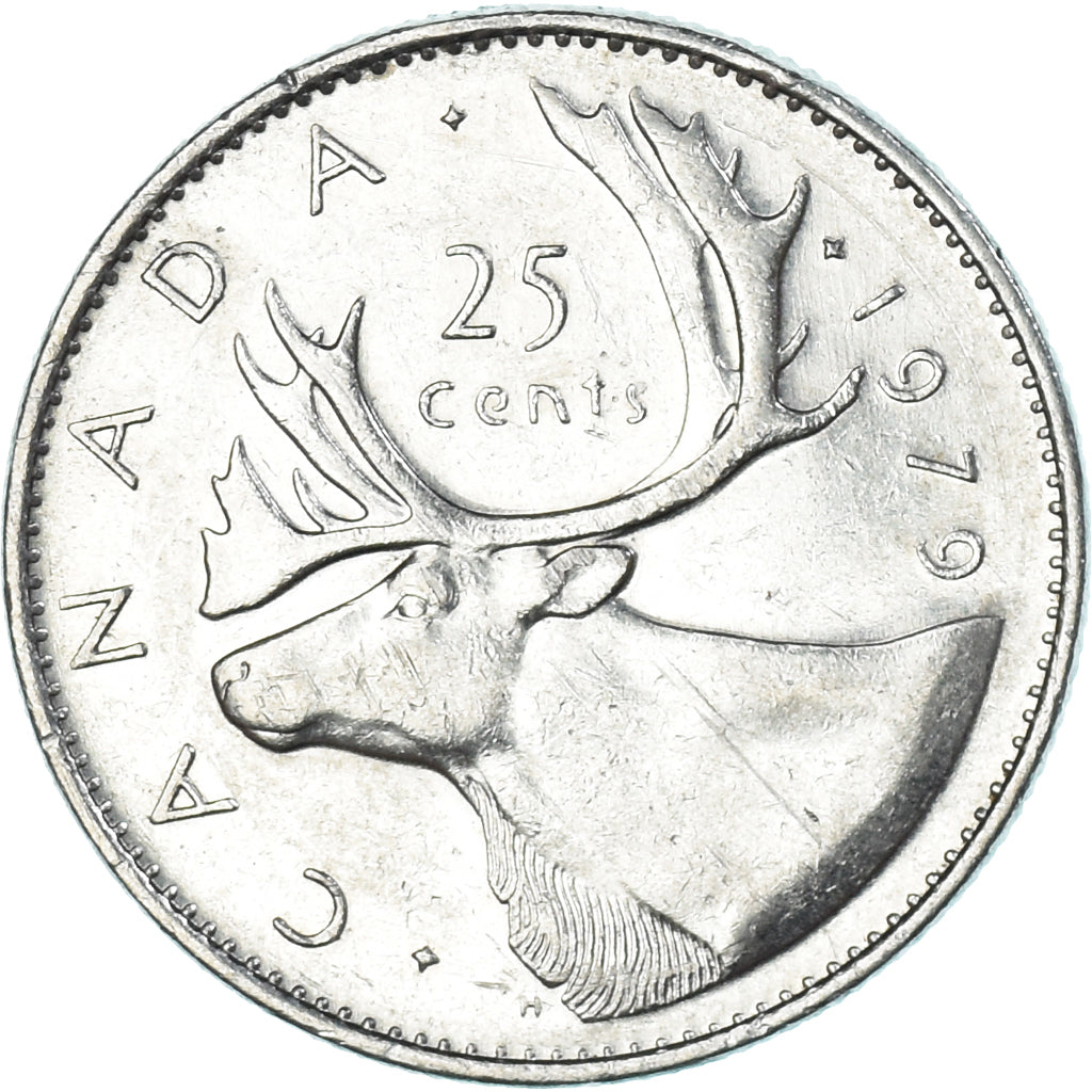 Moneta, Canada, 25 Cents, 1979