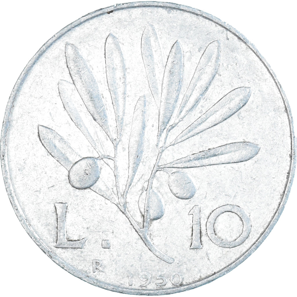 Coin, Italy, 10 Lire, 1950