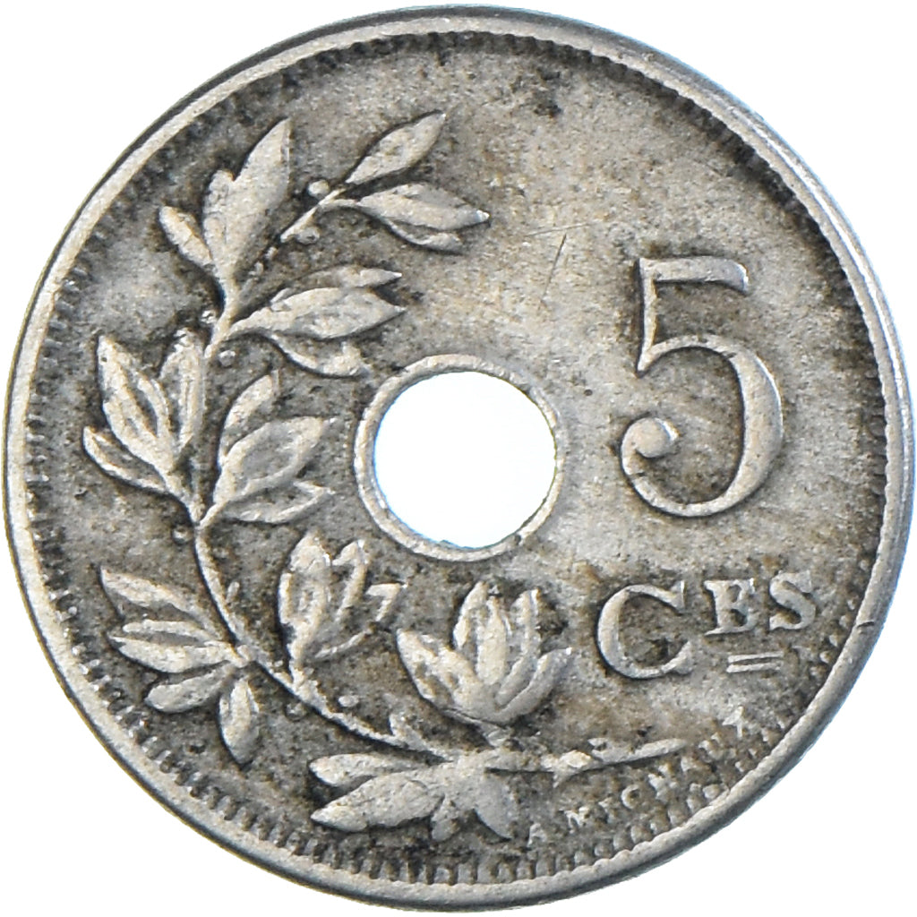 Moneta, Belgio, 5 Centimes, 1910