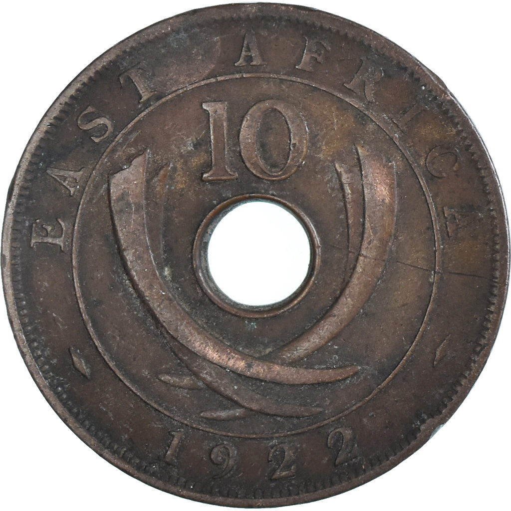 Coin, EAST AFRICA, 10 Cents, 1922