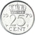 Coin, Netherlands, 25 Cents, 1979