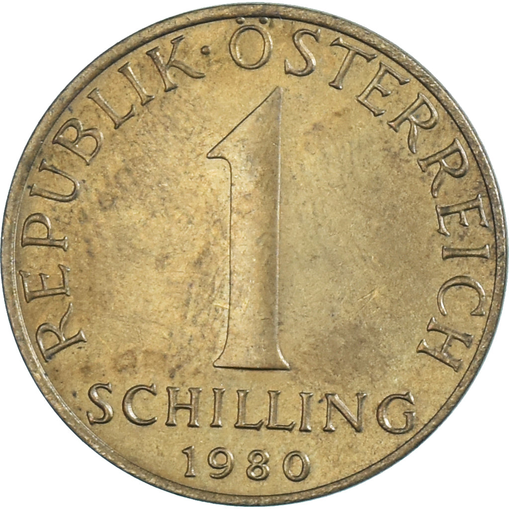 Munten, Oostenrijk, Schilling, 1980