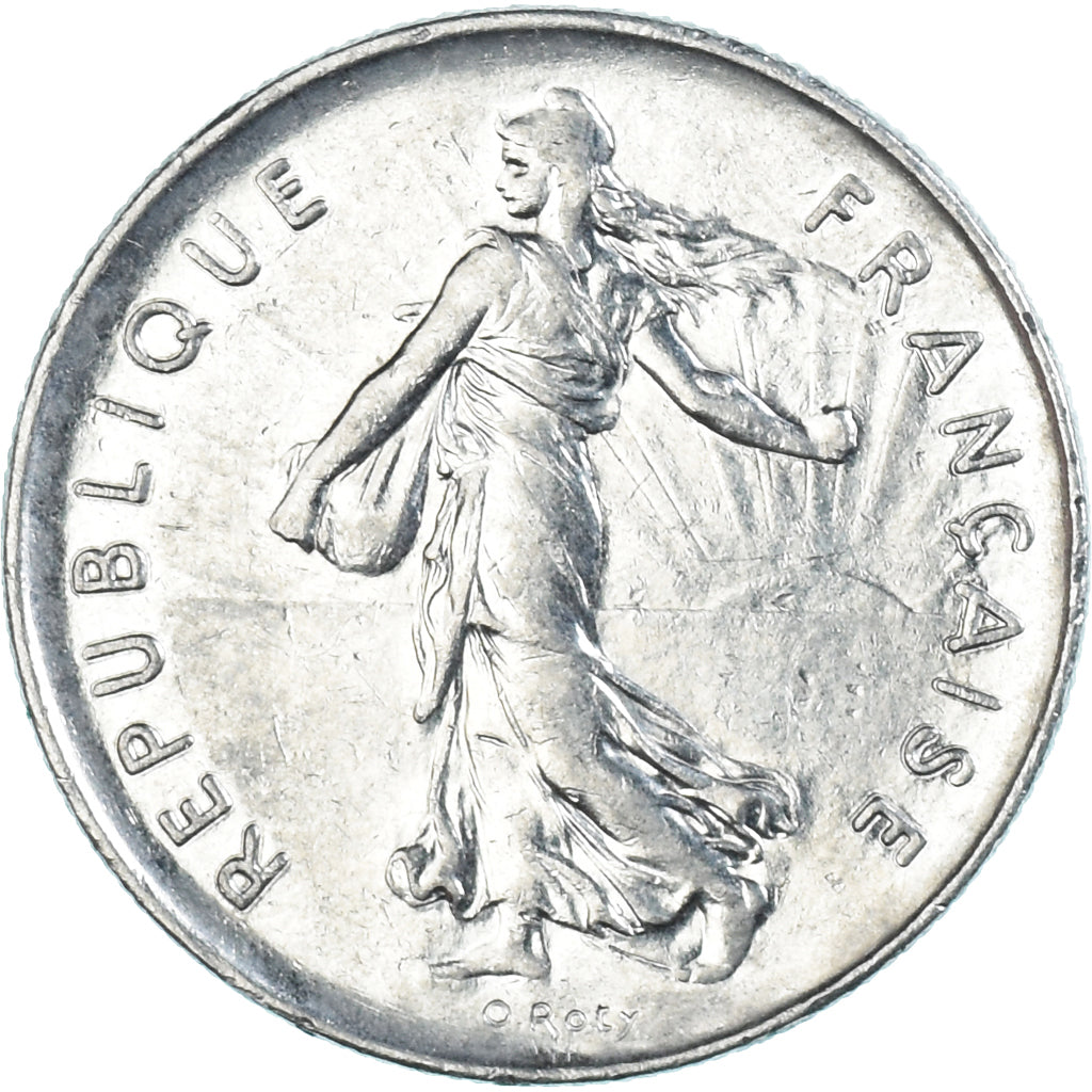 Münze, Frankreich, 5 Francs, 1990