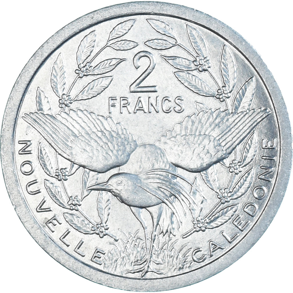 Münze, Neukaledonien, 2 Francs, 1982