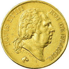 Monnaie, France, Louis XVIII, Louis XVIII, 40 Francs, 1816, Bayonne, TTB, Or