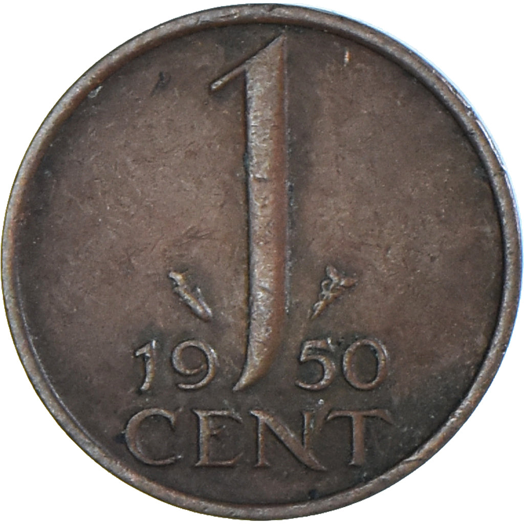Moeda, Países Baixos, Cent, 1950