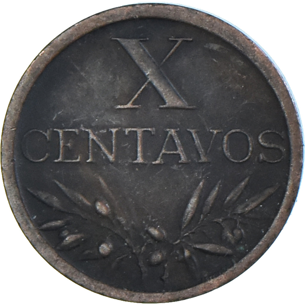 Monnaie, Portugal, 10 Centavos, 1945