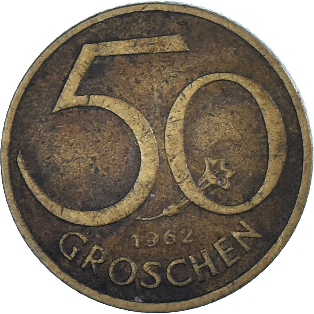 Munten, Oostenrijk, 50 Groschen, 1962