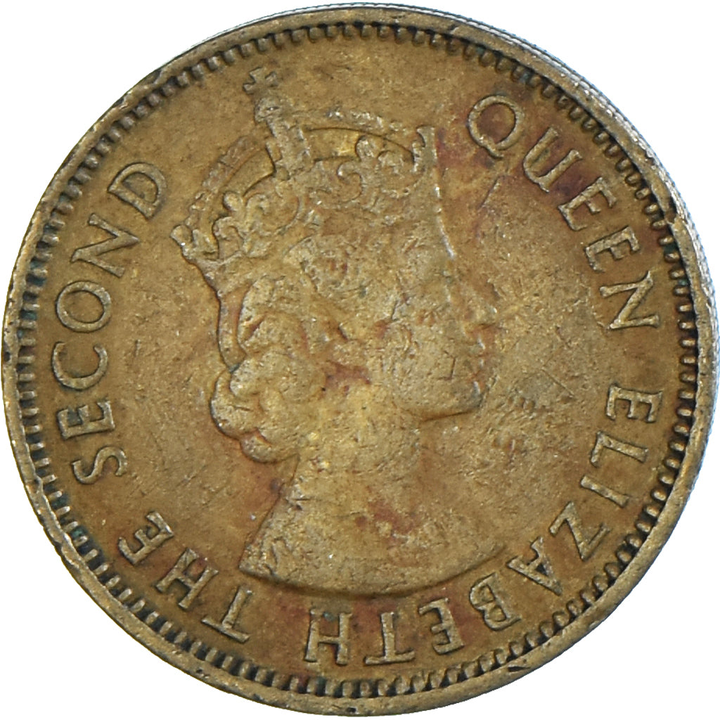 Coin, Hong Kong, 10 Cents, 1957