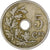 Coin, Belgium, 5 Centimes, 1905