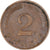 Moneda, Alemania, 2 Pfennig, 1960