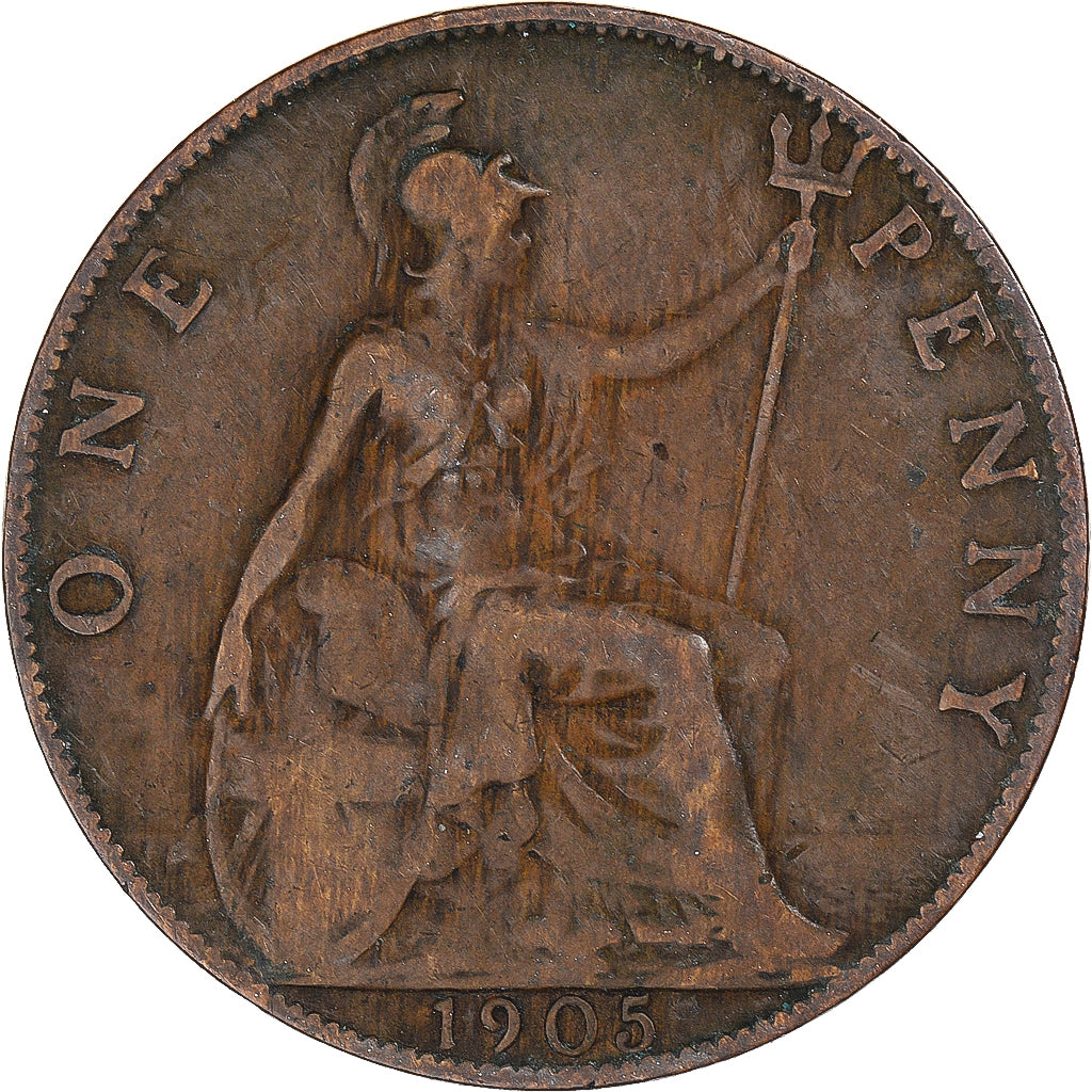 Coin, Great Britain, Penny, 1905
