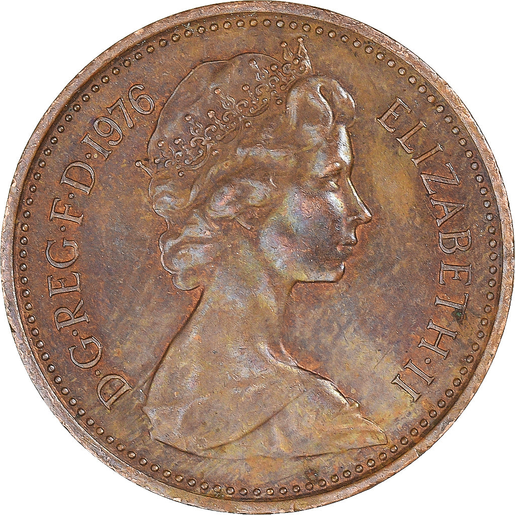 Moeda, Grã-Bretanha, New Penny, 1976