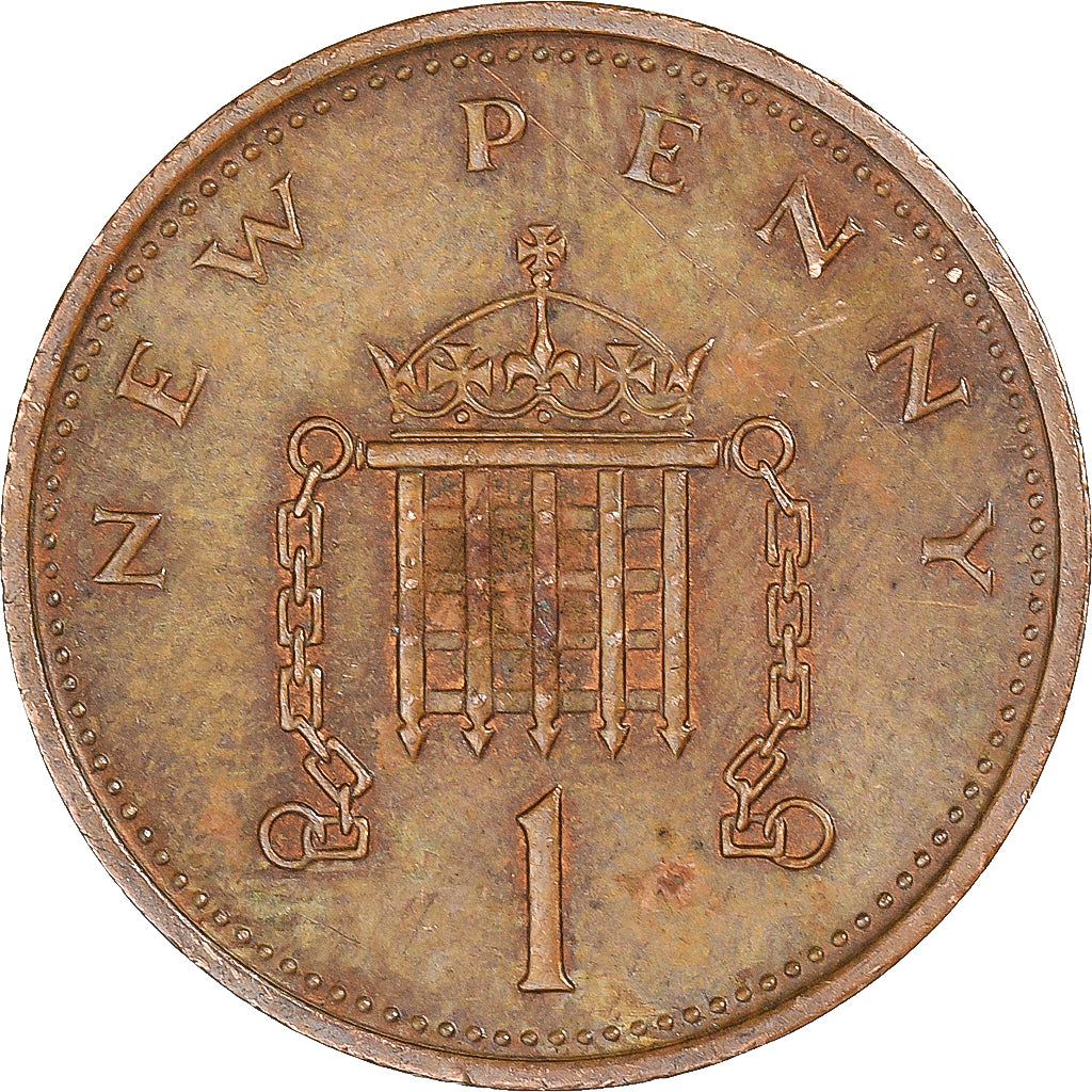 Moeda, Grã-Bretanha, New Penny, 1976