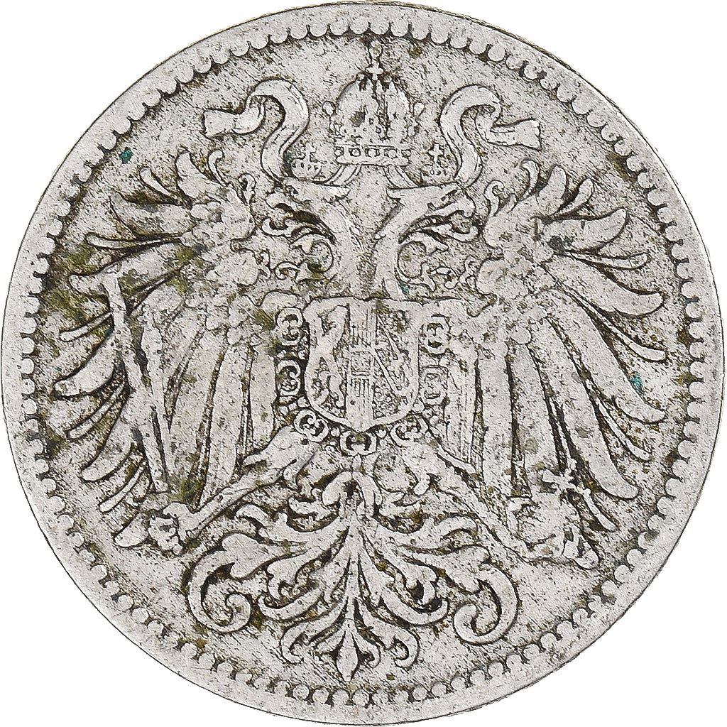 Munten, Oostenrijk, 10 Heller, 1895