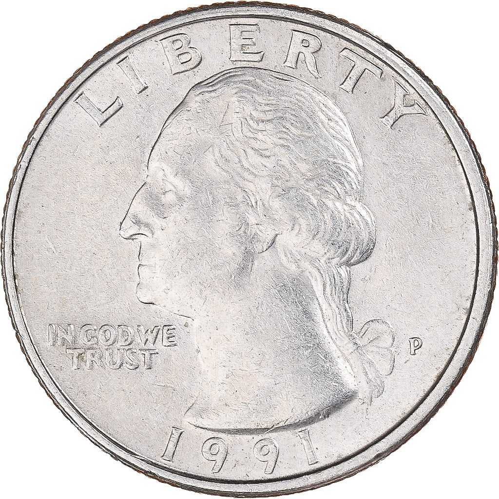Moneda, Estados Unidos, Quarter, 1991
