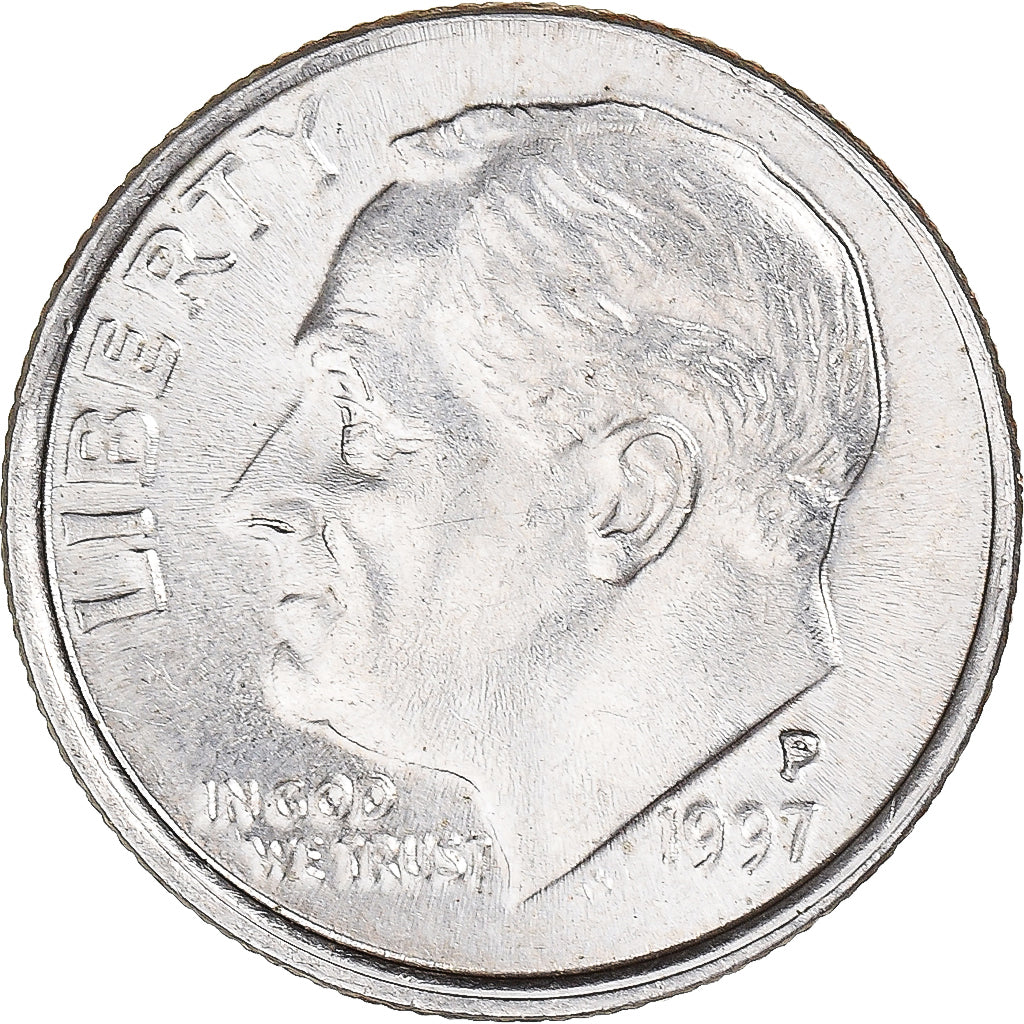 Coin, United States, Dime, 1937