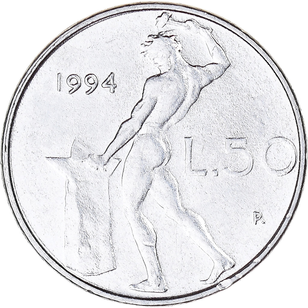 Munten, Italië, 50 Lire, 1994