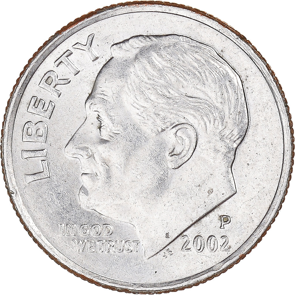 Moneda, Estados Unidos, Dime, 2002