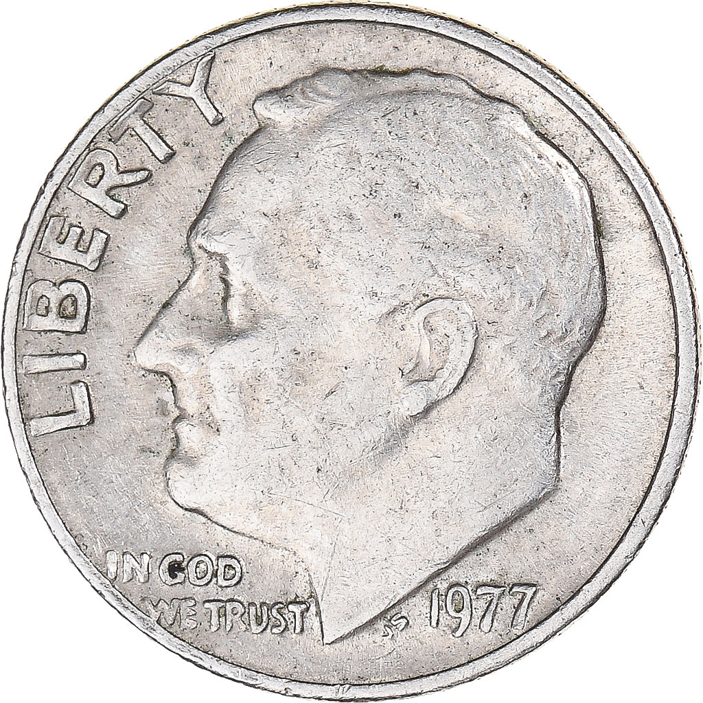 Moneda, Estados Unidos, Dime, 1977