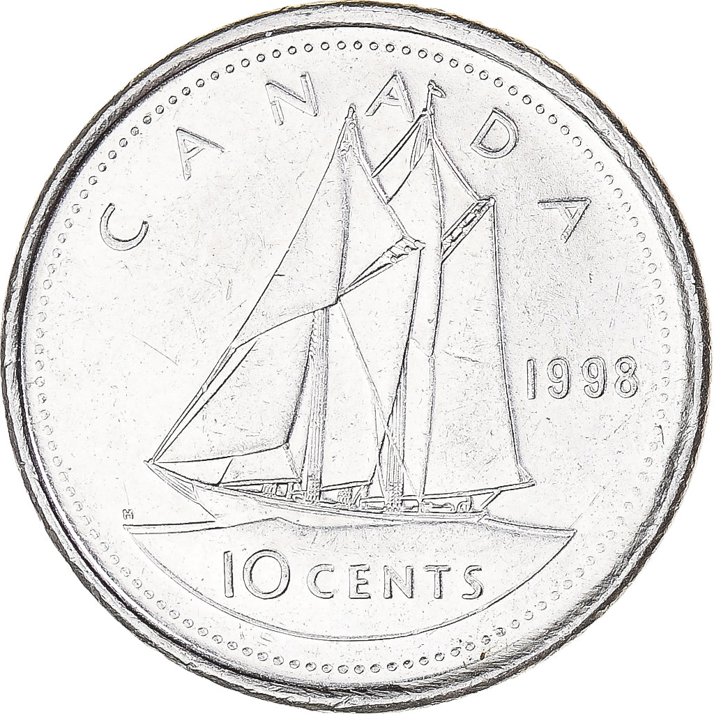 Moneta, Canada, 10 Cents, 1998