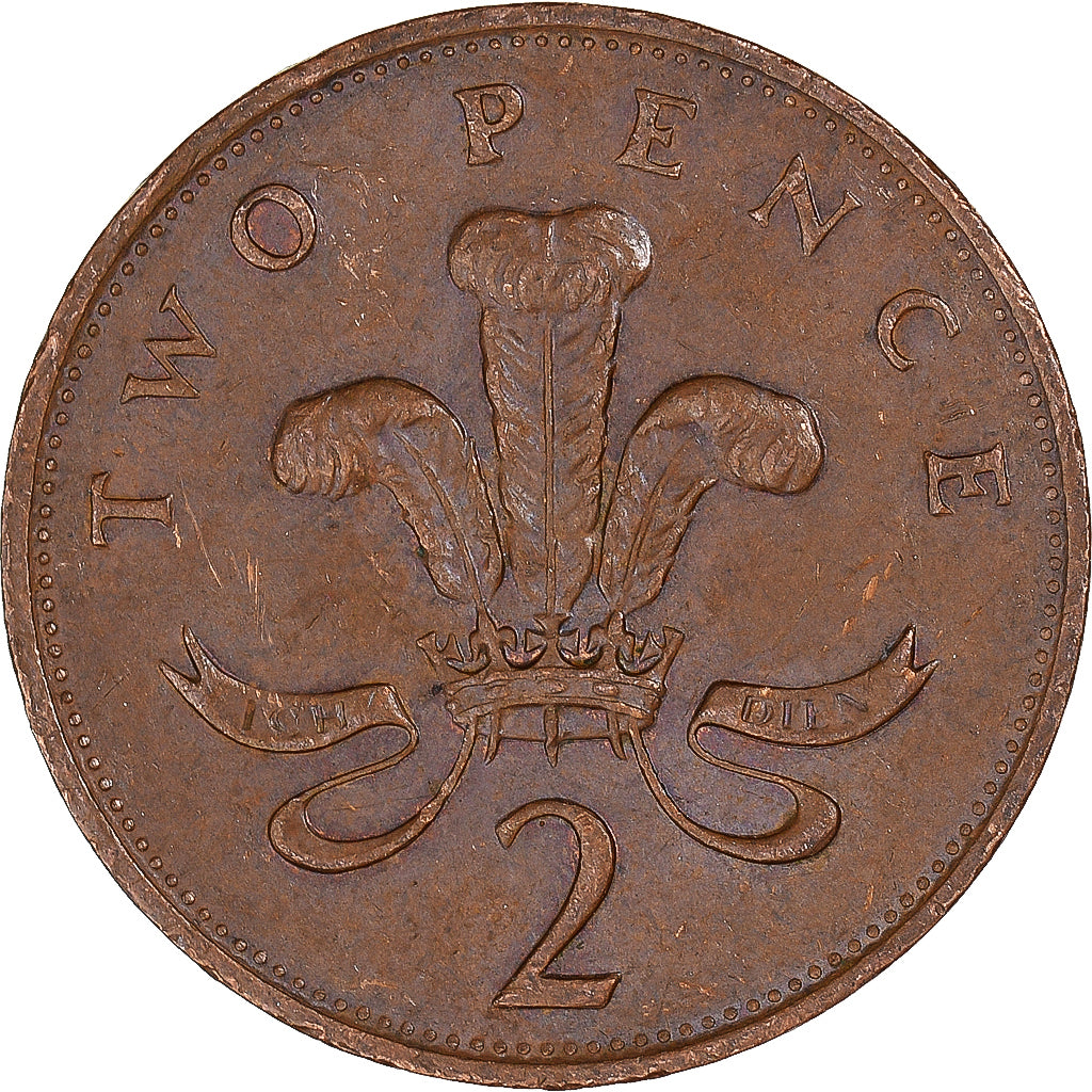 Coin, Great Britain, 2 Pence, 1985