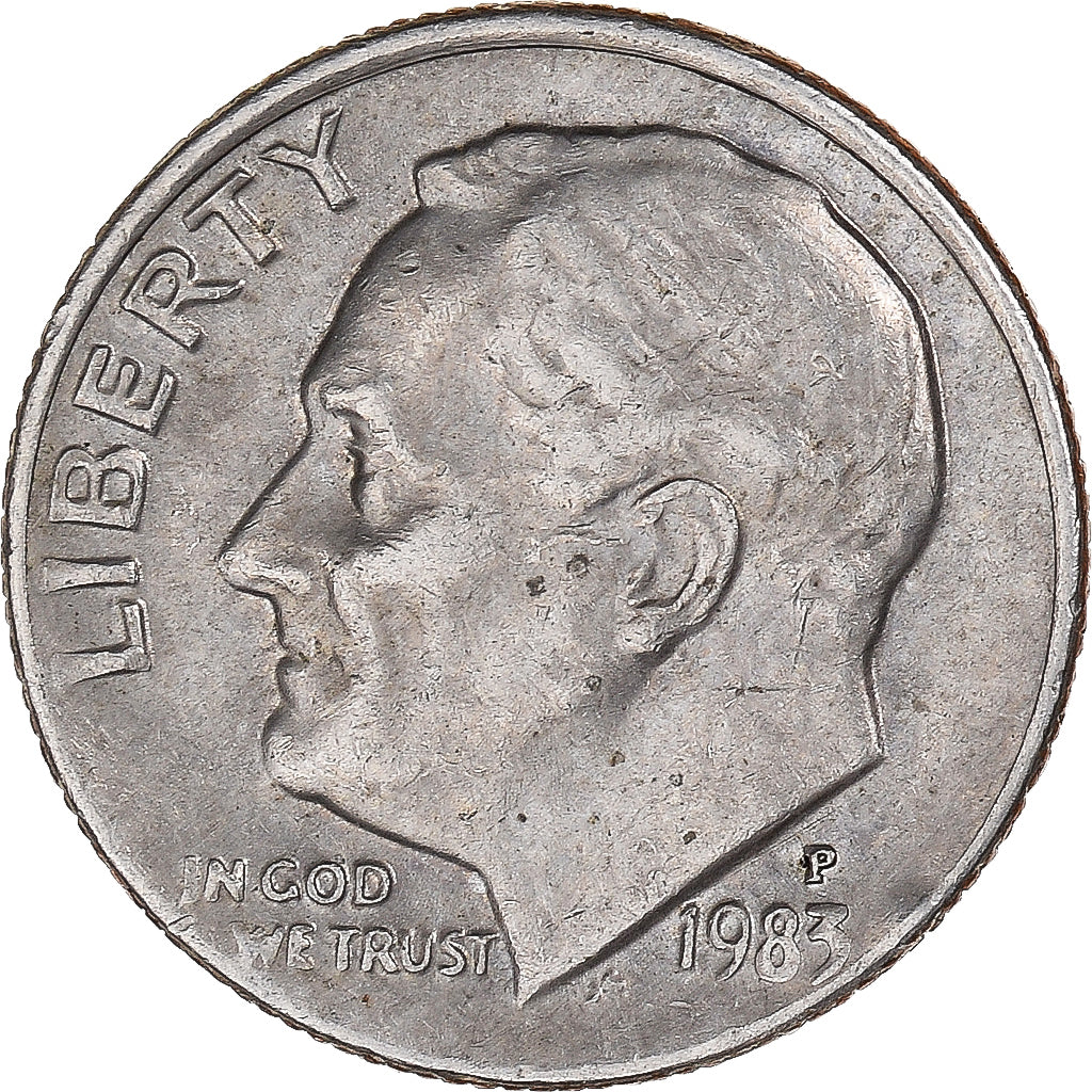 Moneta, USA, Dime, 1983