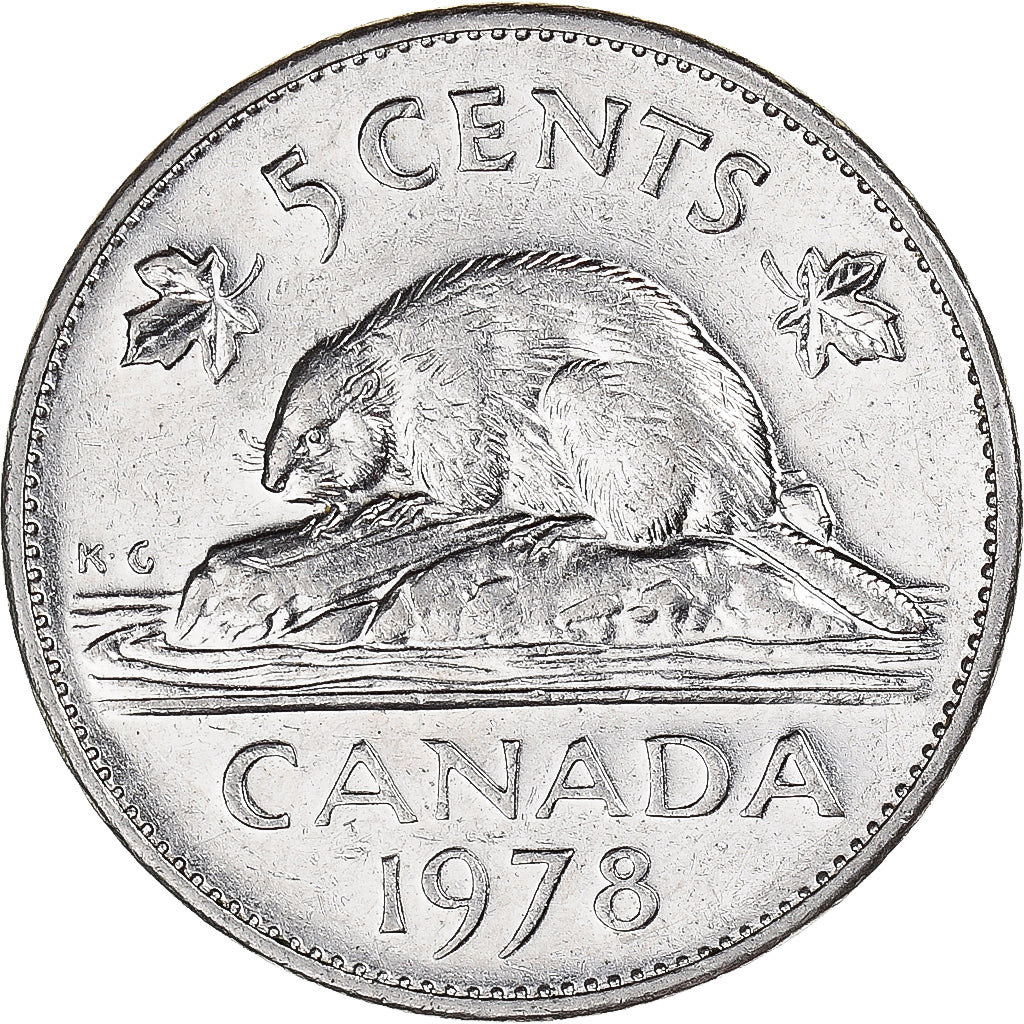 Moneta, Canada, 5 Cents, 1978