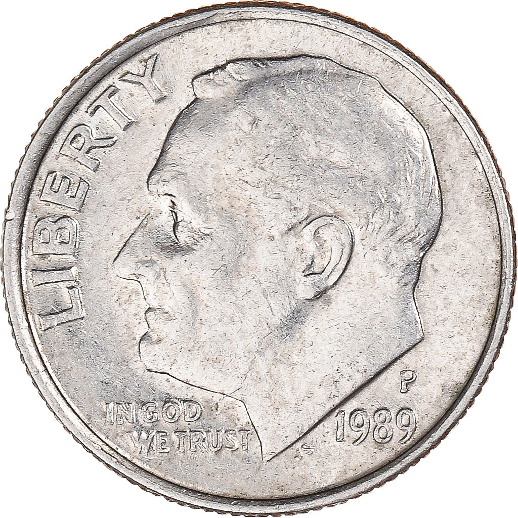 Moneda, Estados Unidos, Dime, 1989