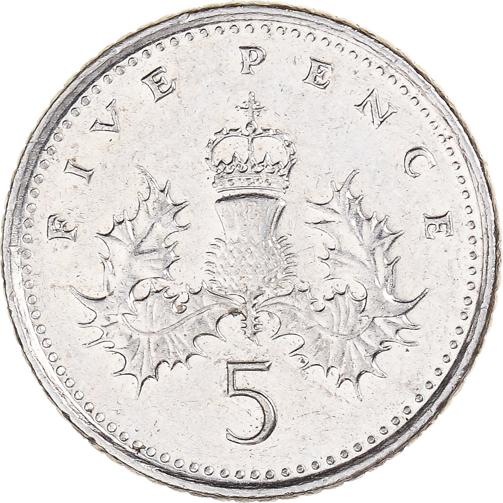 Munten, Groot Bretagne, 5 Pence, 2001