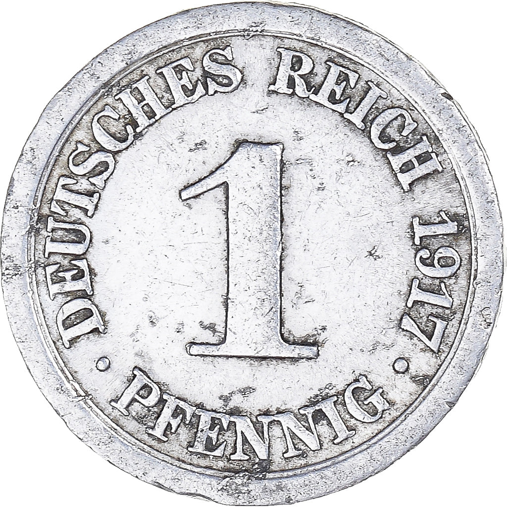 Coin, Germany, Pfennig, 1917