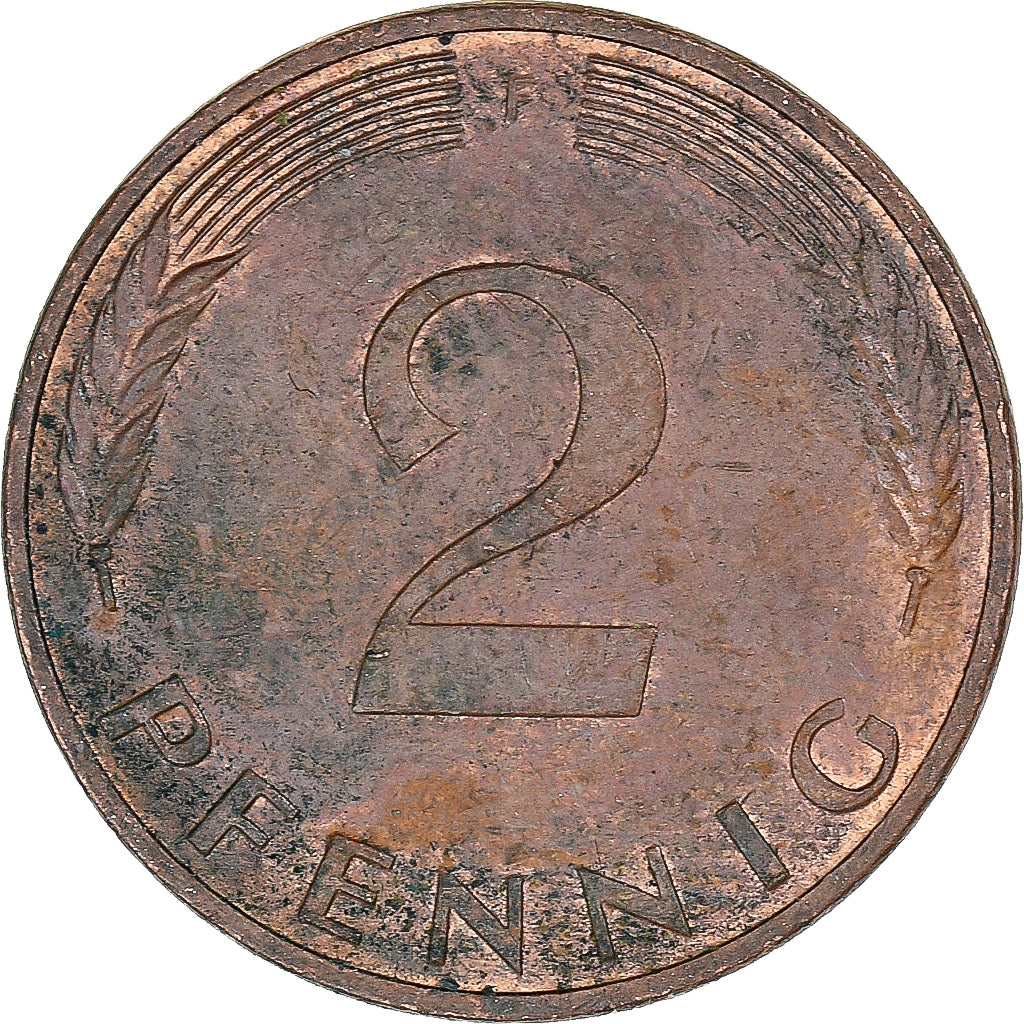 Moneta, Germania, 2 Pfennig, 1981