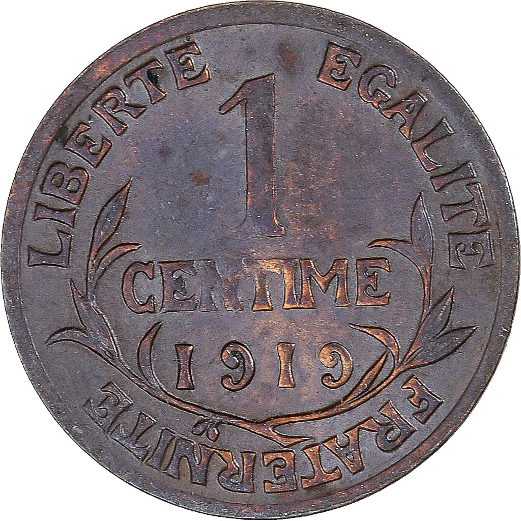 Moneta, Francia, Centime, 1919