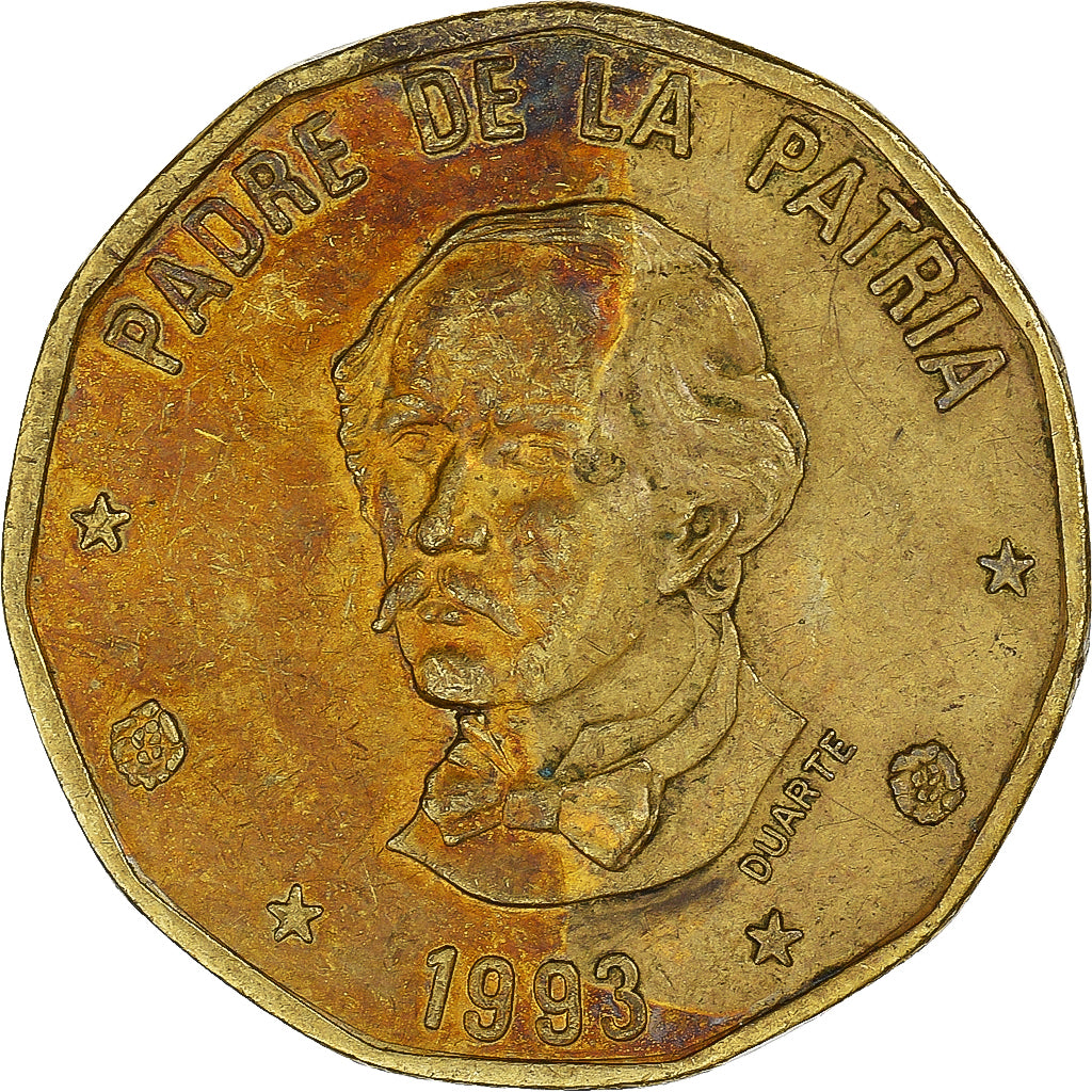 Münze, Dominican Republic, Peso, 1993