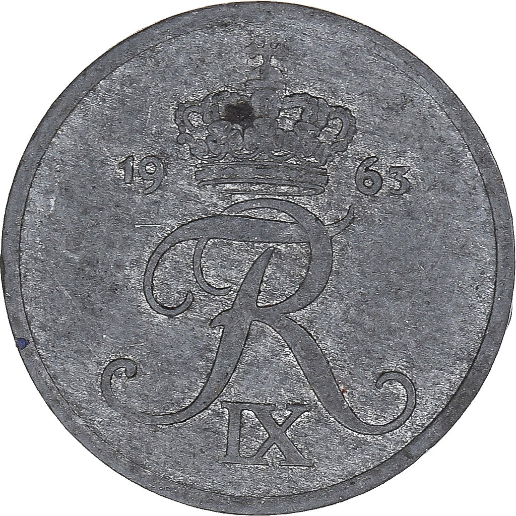Monnaie, Danemark, Ore, 1963