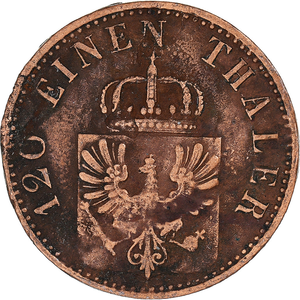 Monnaie, Etats allemands, 3 Pfennig, 1867