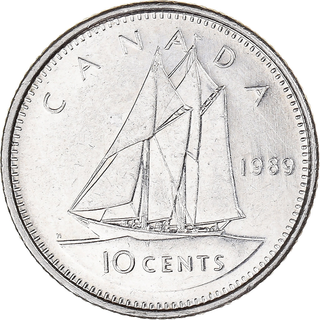 Moneta, Canada, 10 Cents, 1989