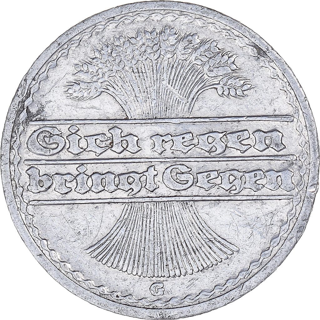 Moneda, Alemania, 50 Pfennig, 1920