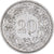 Moneda, Suiza, 20 Rappen, 1955
