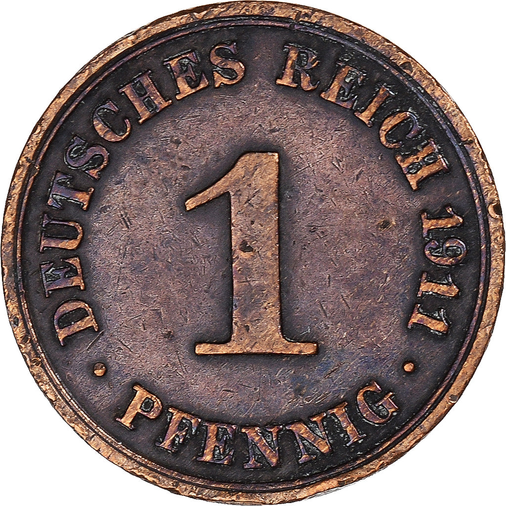 Coin, Germany, Pfennig, 1911